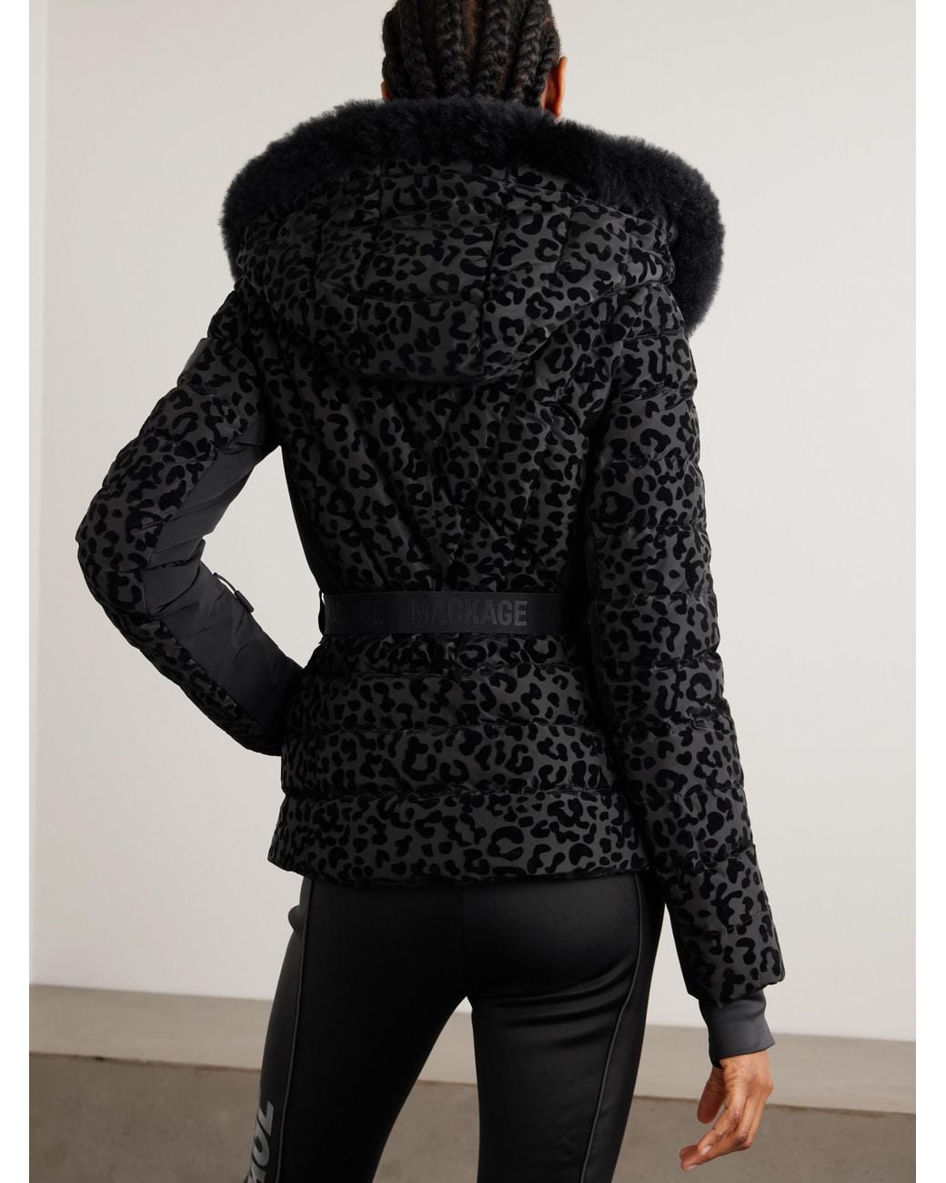 Mackage Black Long-Sleeved Cotton-Padded Jacket