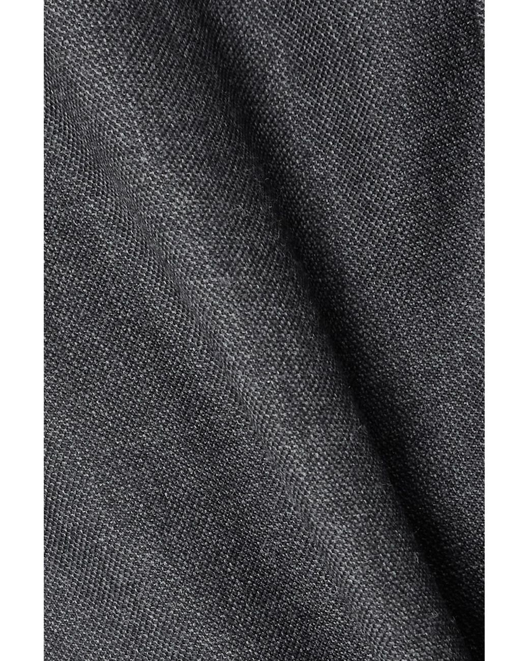 The Row Black Pleat-Front Wide-Leg Trousers