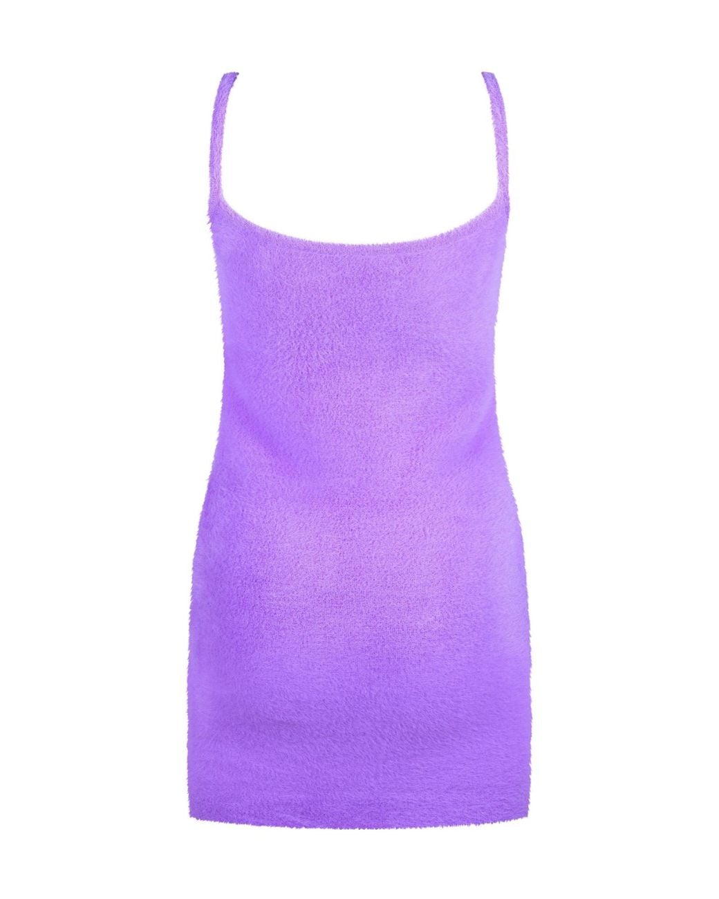 Off-White c/o Virgil Abloh Purple Quote Strap Mini Dress
