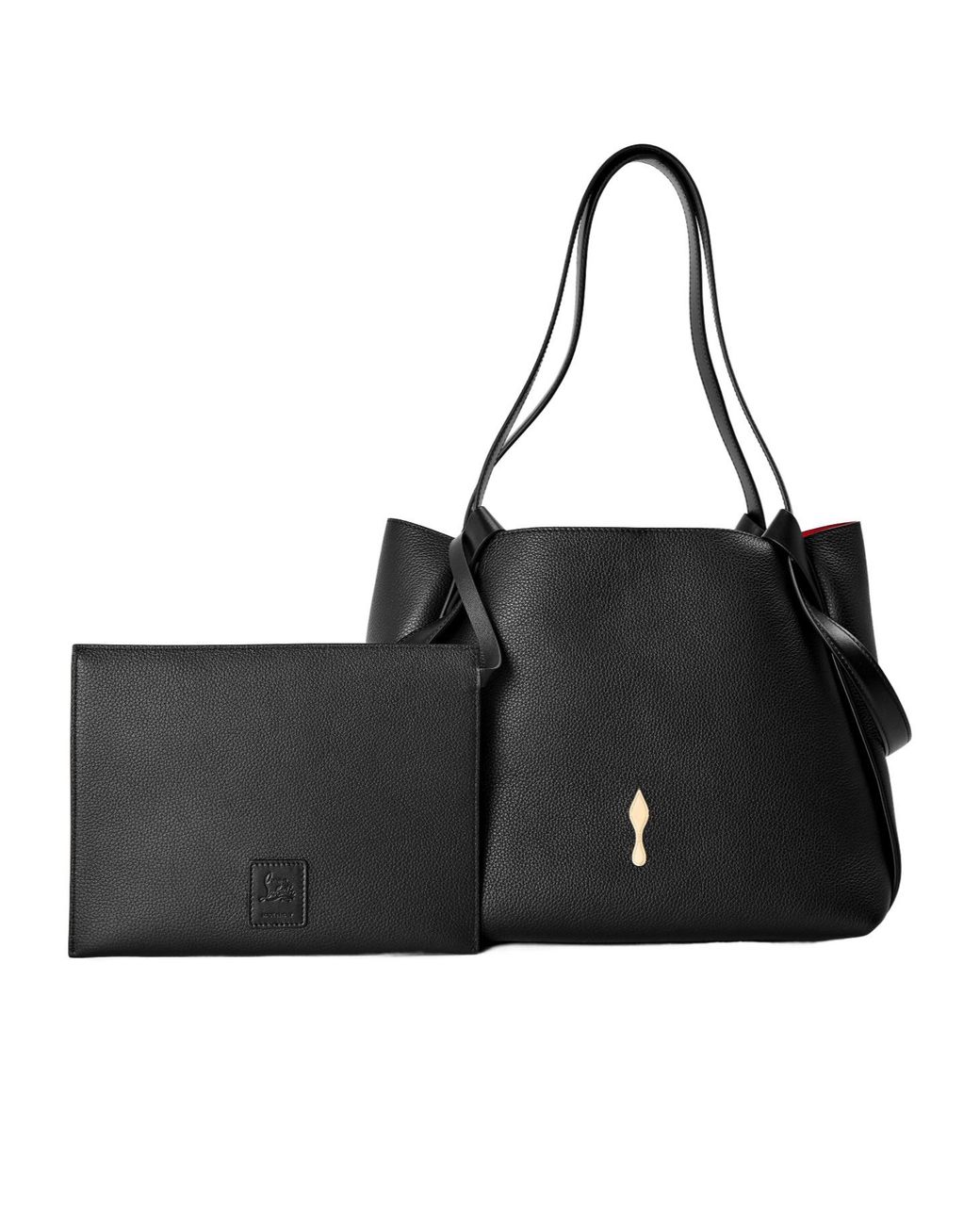 Christian Louboutin Black Simple Tote Bag
