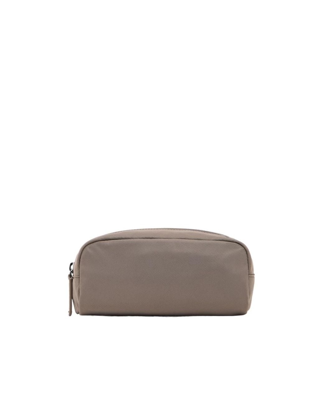 Emporio Armani Gray Sustainability Toiletry Bag for men