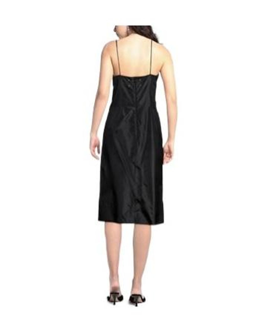 Maison Margiela Black Sleeveless Bow Dress