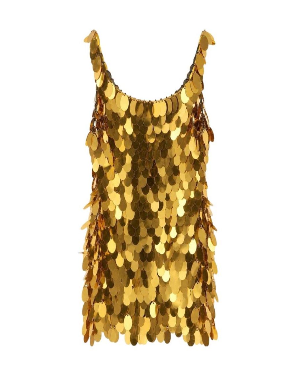 Rabanne Metallic Sequined Dress