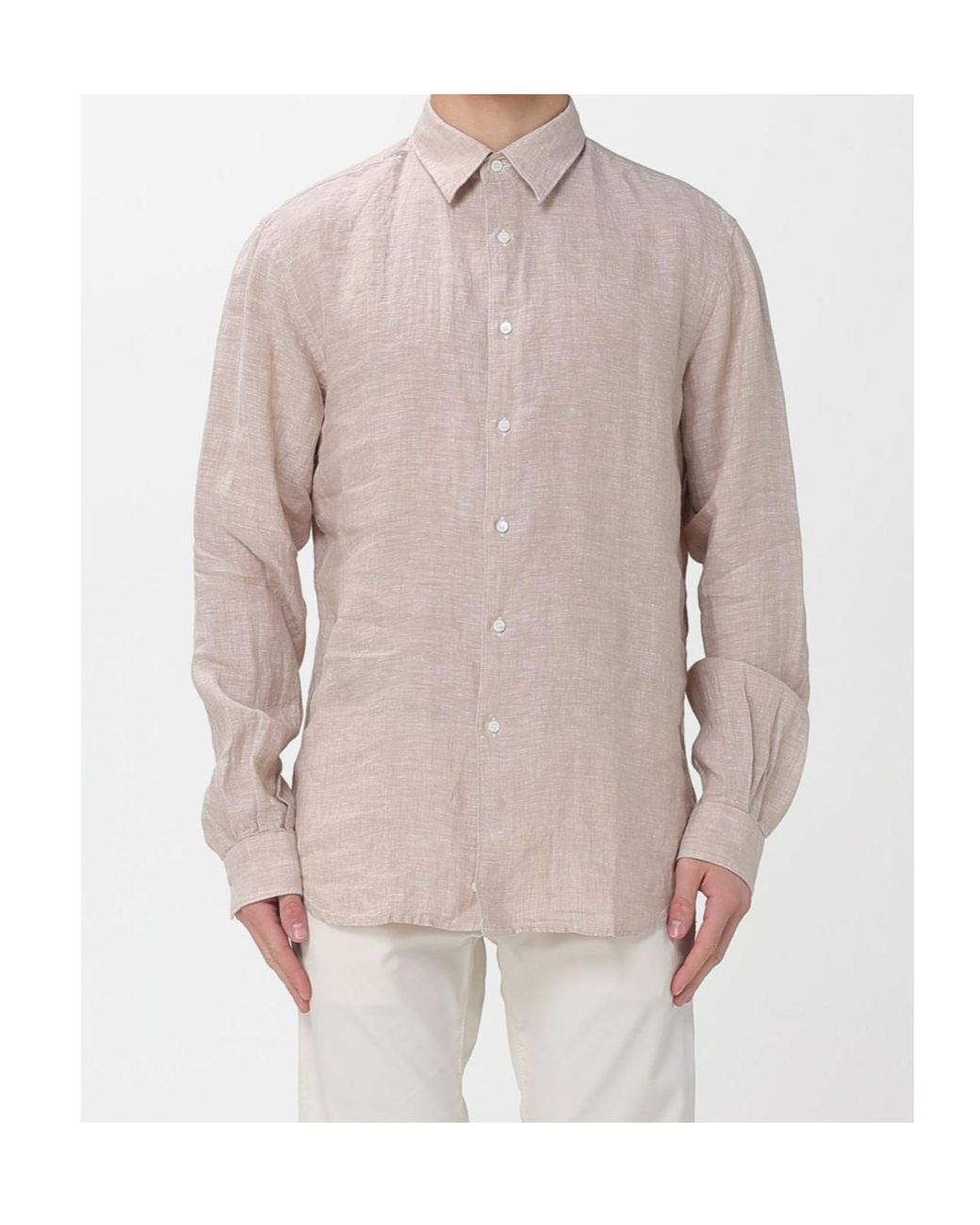 Aspesi Multicolor Comma Button Shirt for men