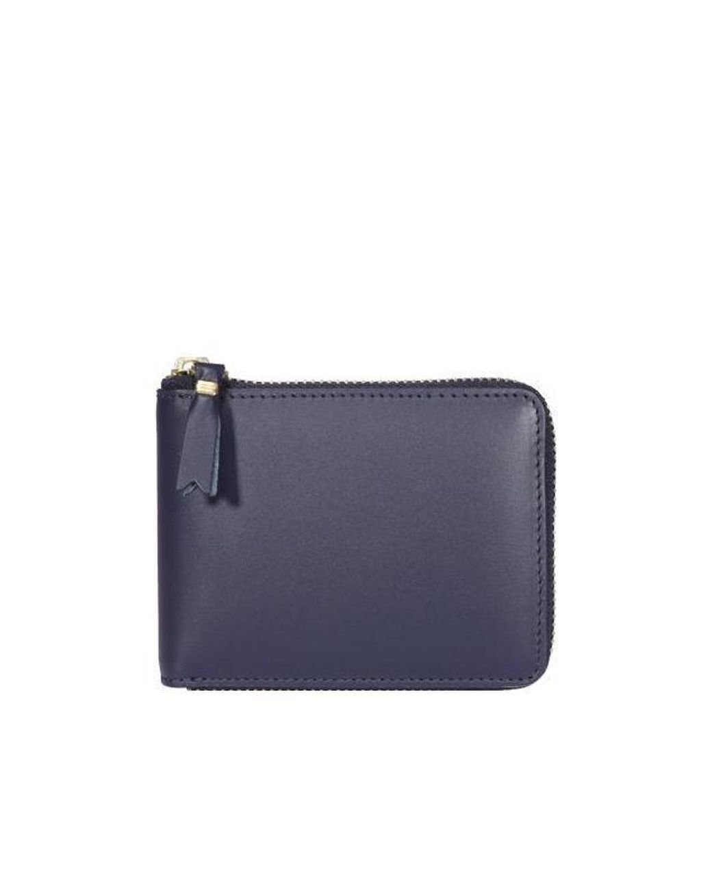 Comme des Garçons Blue Comme Des Garçons Wallet Embossed Zip Around Wallet
