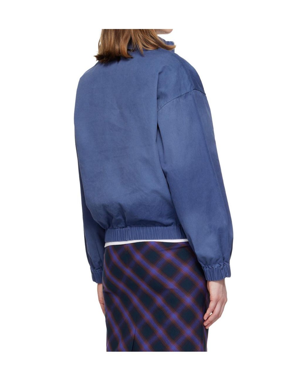 ShuShu/Tong Blue Long-Sleeved Sweatshirt