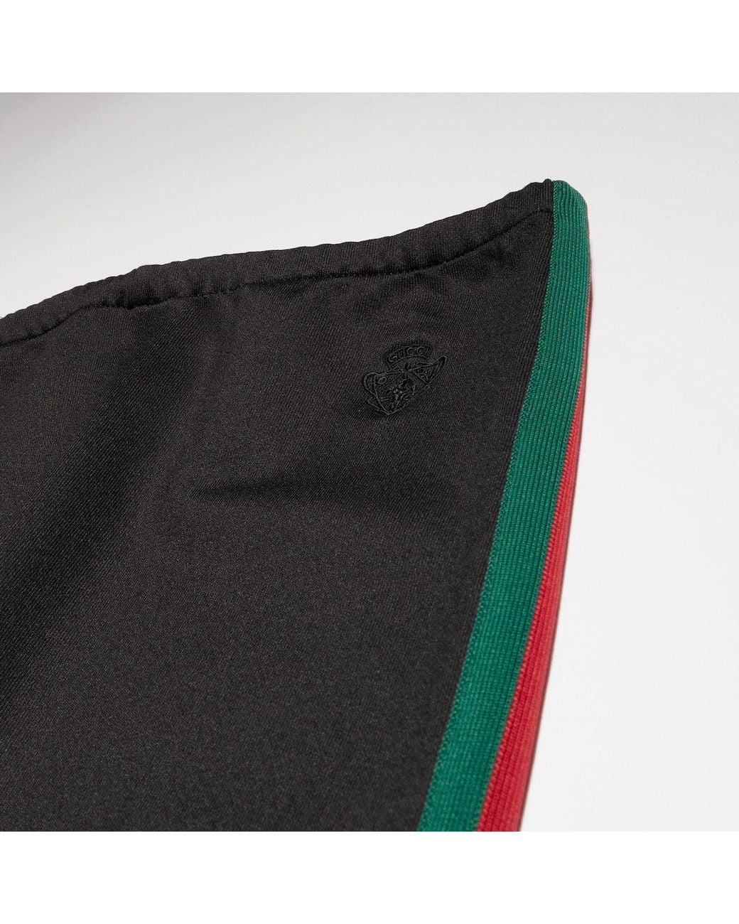 Gucci Gray Technical Jersey Leggings With Web