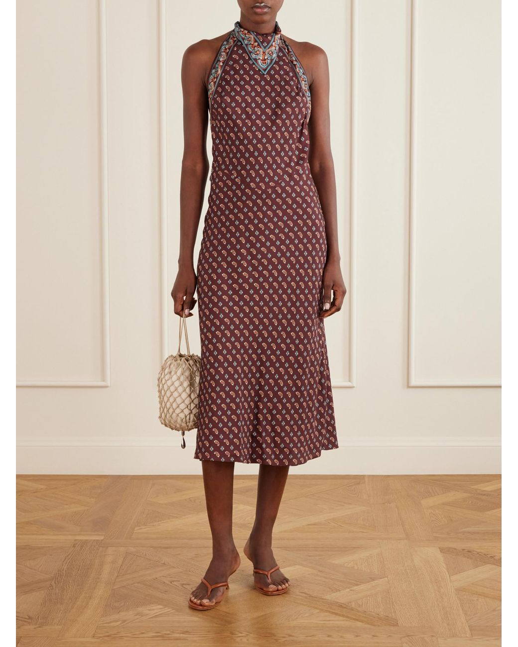 Doen Purple Exclusive Geometric Dress