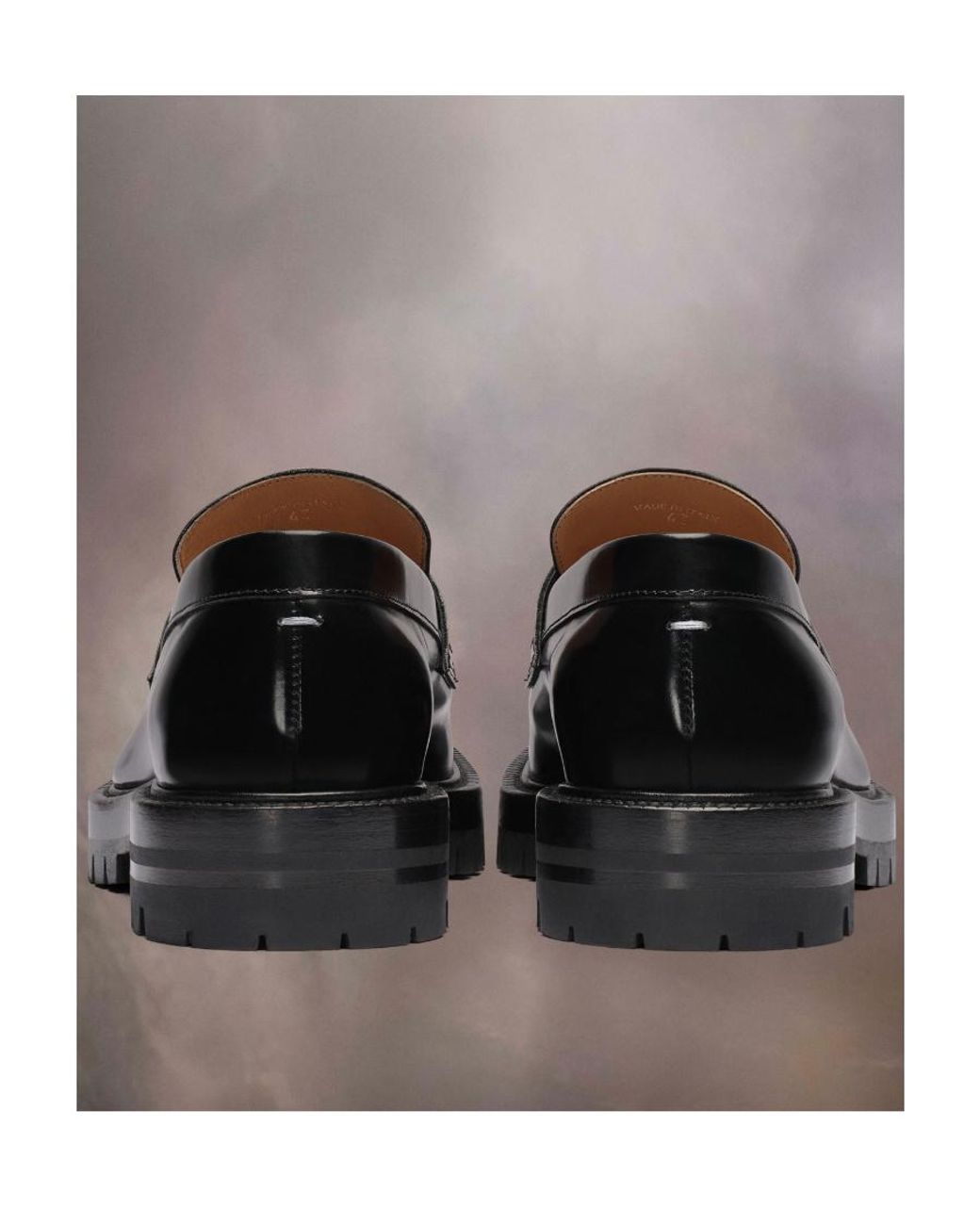 Maison Margiela Gray Tabi County Slip-On Loafers