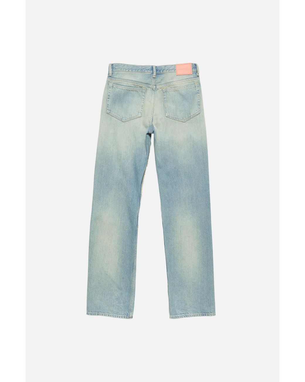 Acne Blue Suede Panel Jeans