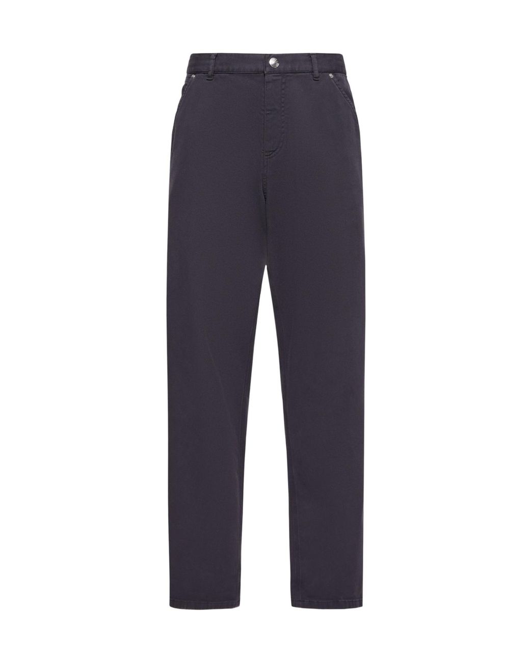 Moncler Blue Baggy Straight-Leg Cargo Pants for men