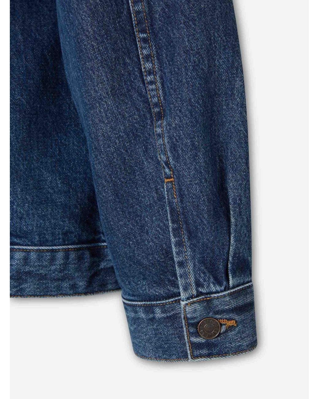 Agolde Blue Waist-Cinching Jacket