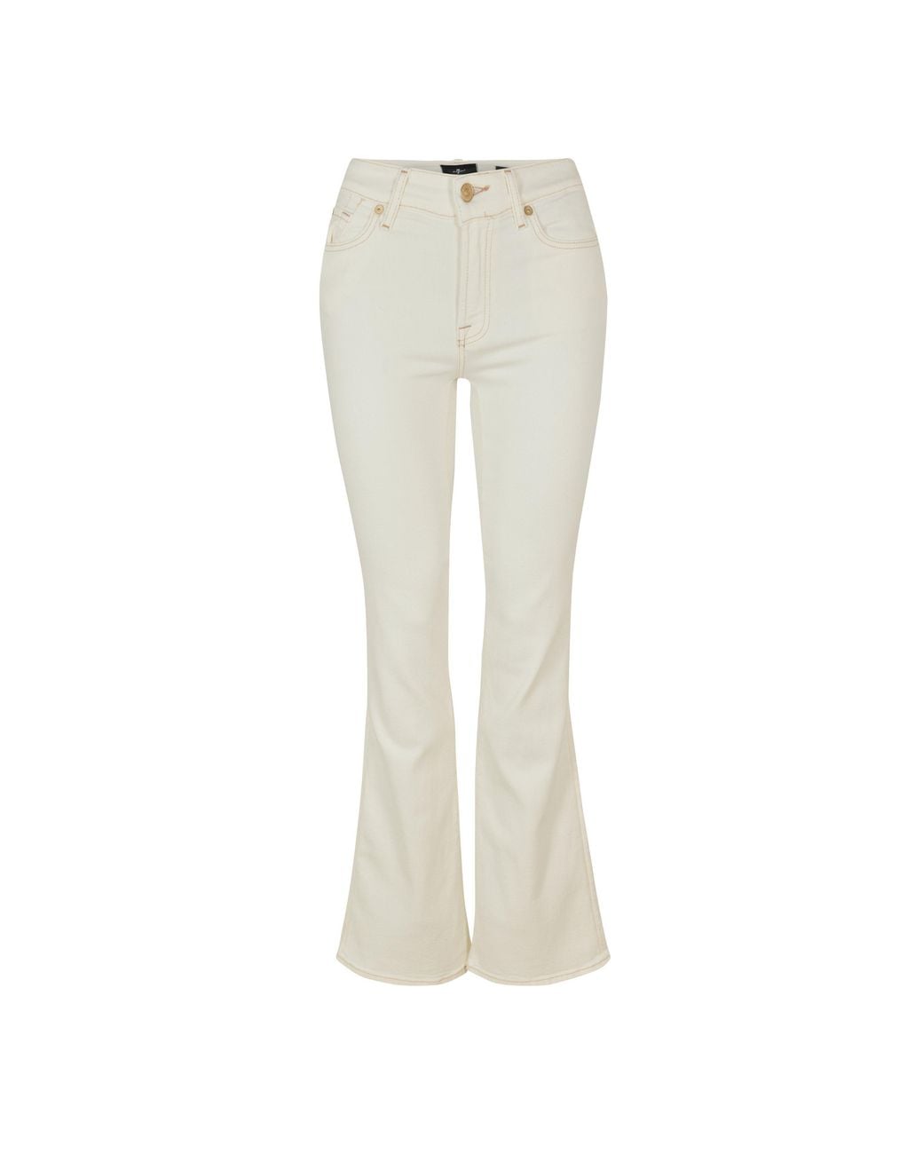 7 For All Mankind Natural Bootcut Jeans