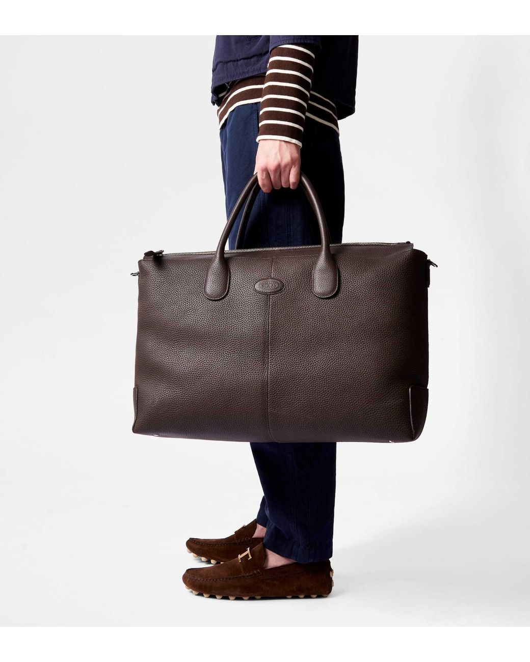 Tod's Black Di Large Shoulder Bag for men