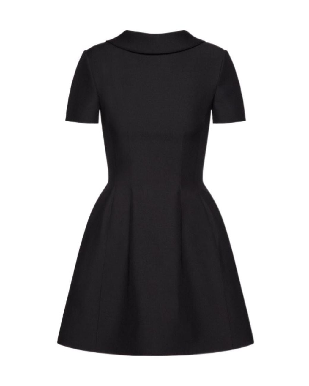 Valentino Black Bow-Detail Mini Dress