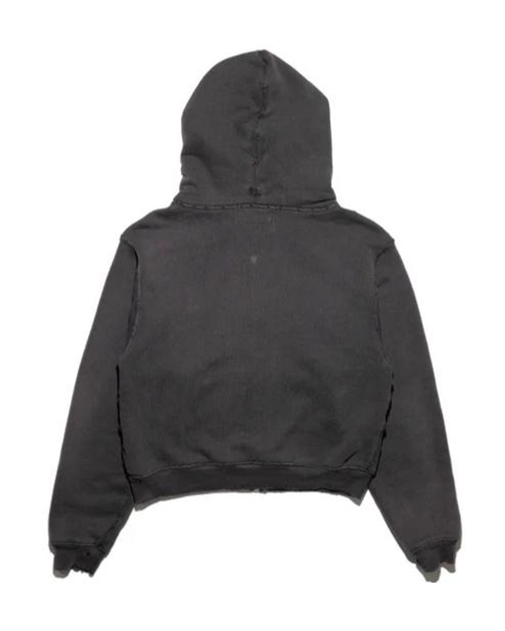 Enfants Riches Deprimes Black Distressed Logo-Print Hoodie
