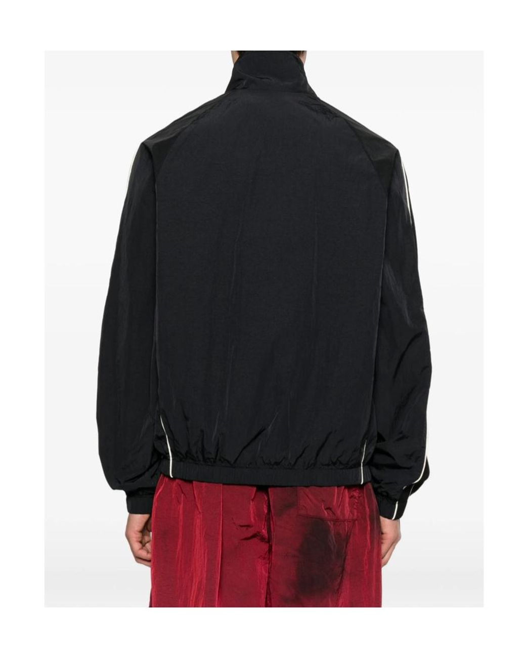 Palm Angels Black Logo Track Jacket for men