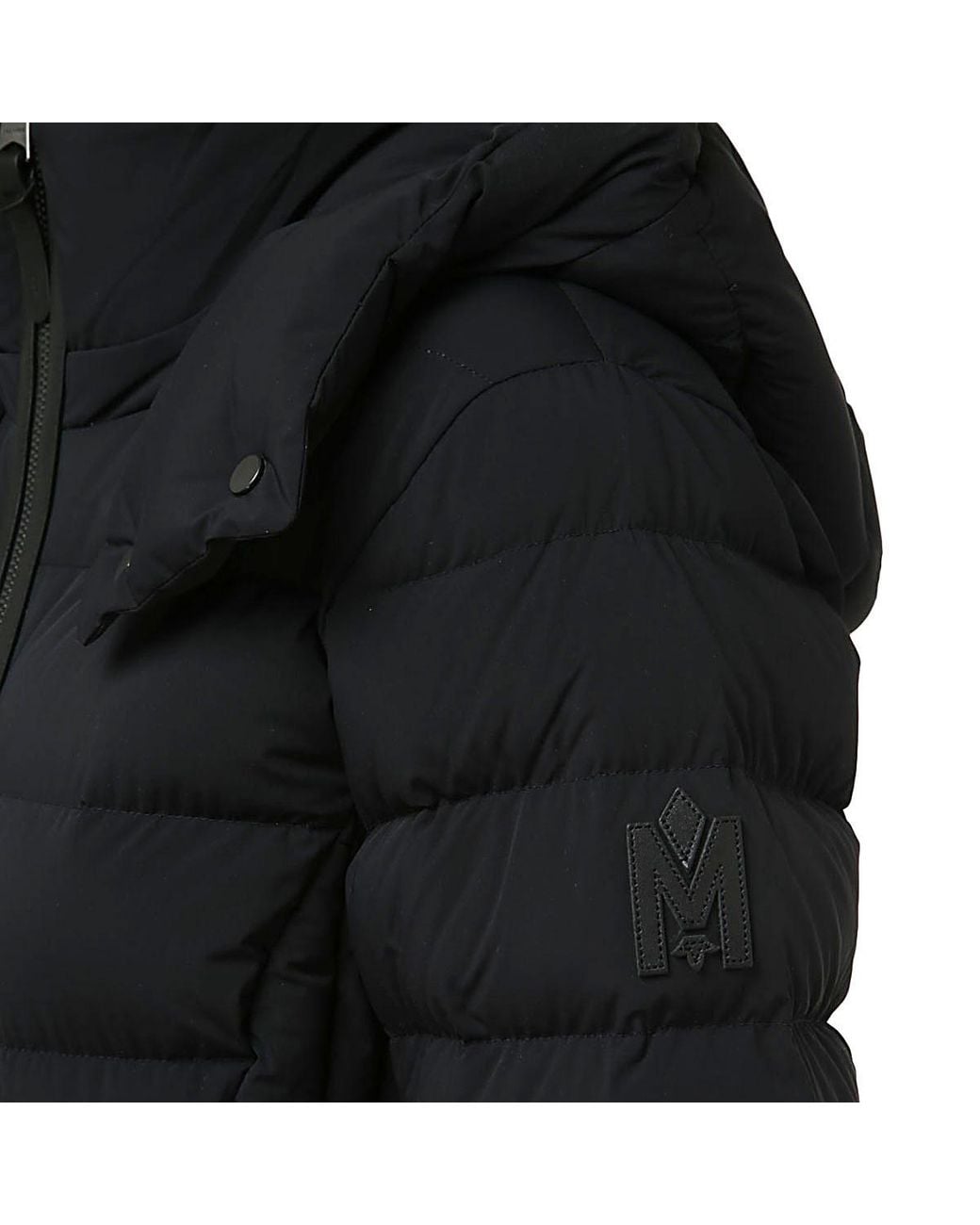 Mackage Black Farren Quilted Hooded Coat