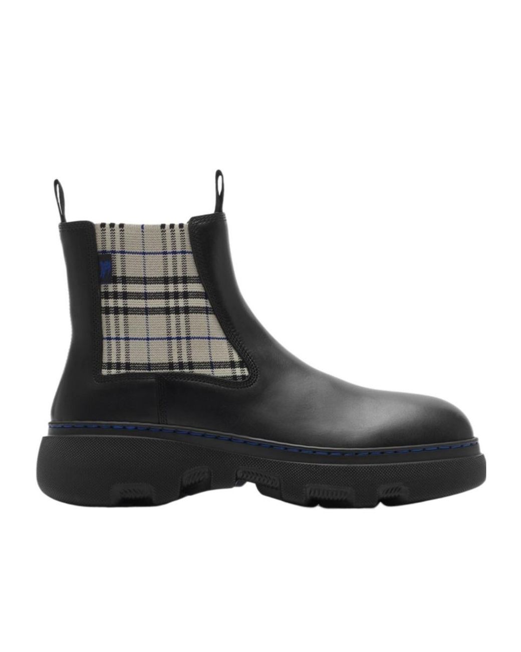 Burberry Black Burberr Creeper Chelsea Low Ankle Boots