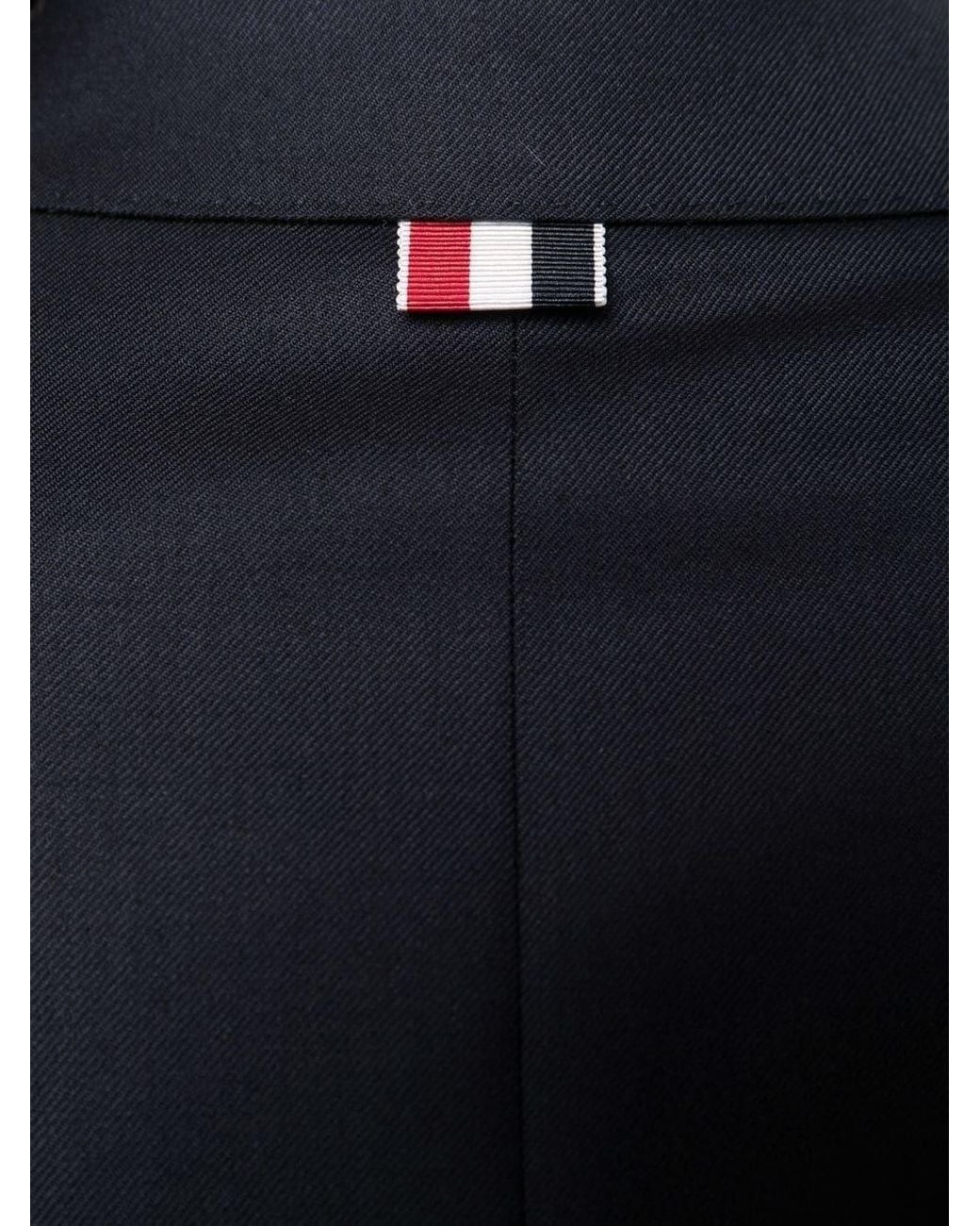 Thom Browne Blue Single-Breasted Tailored Blazer