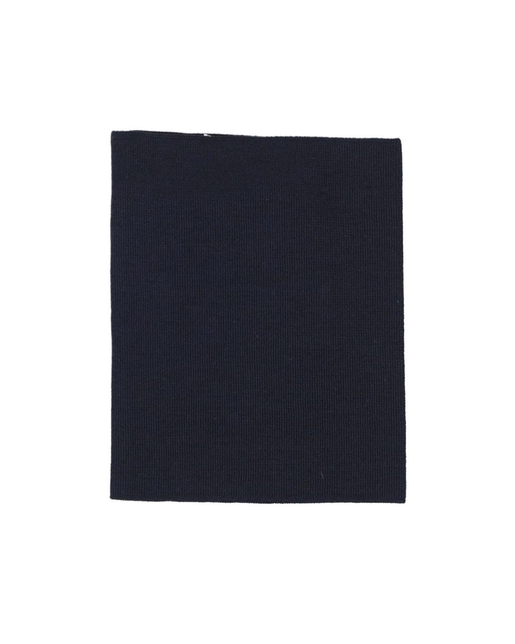 Maison Margiela Blue Solid-Color Wool Scarf