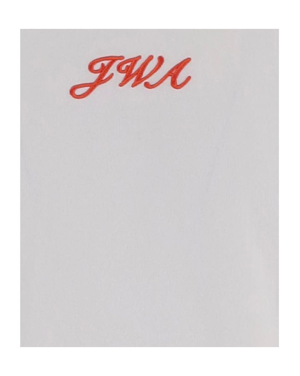 J.W. Anderson White Jw Anderson Logo-Embroidered T-Shirt