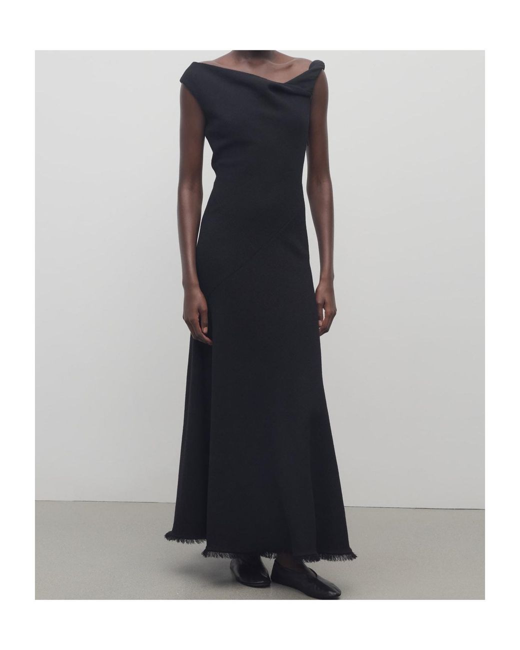 The Row Black Violetta Dress