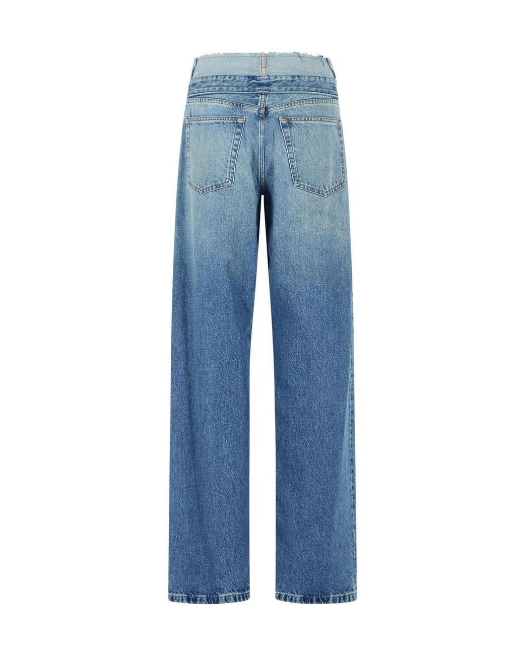 MM6 by Maison Margiela Blue Straight-Leg Jeans
