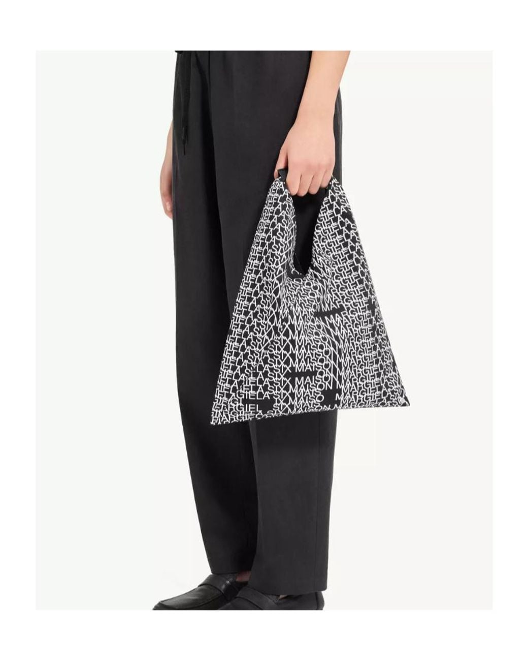 MM6 by Maison Margiela Gray Japanese Logo-Print Handbag