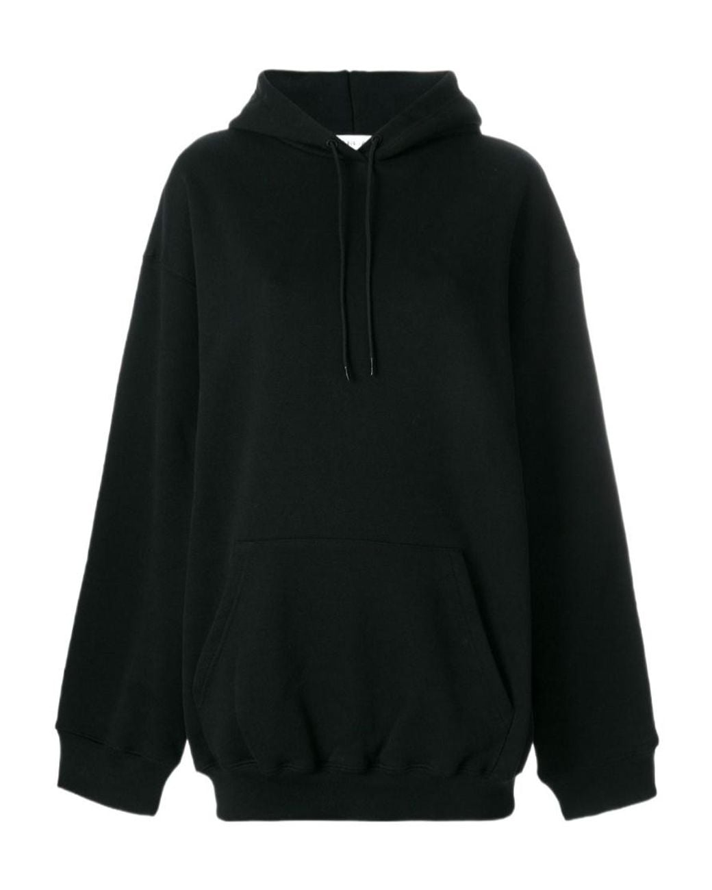 Balenciaga Black Oversized Logo Hoodie