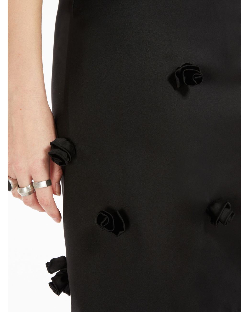 Sportmax Black Borbona Mini Skirt