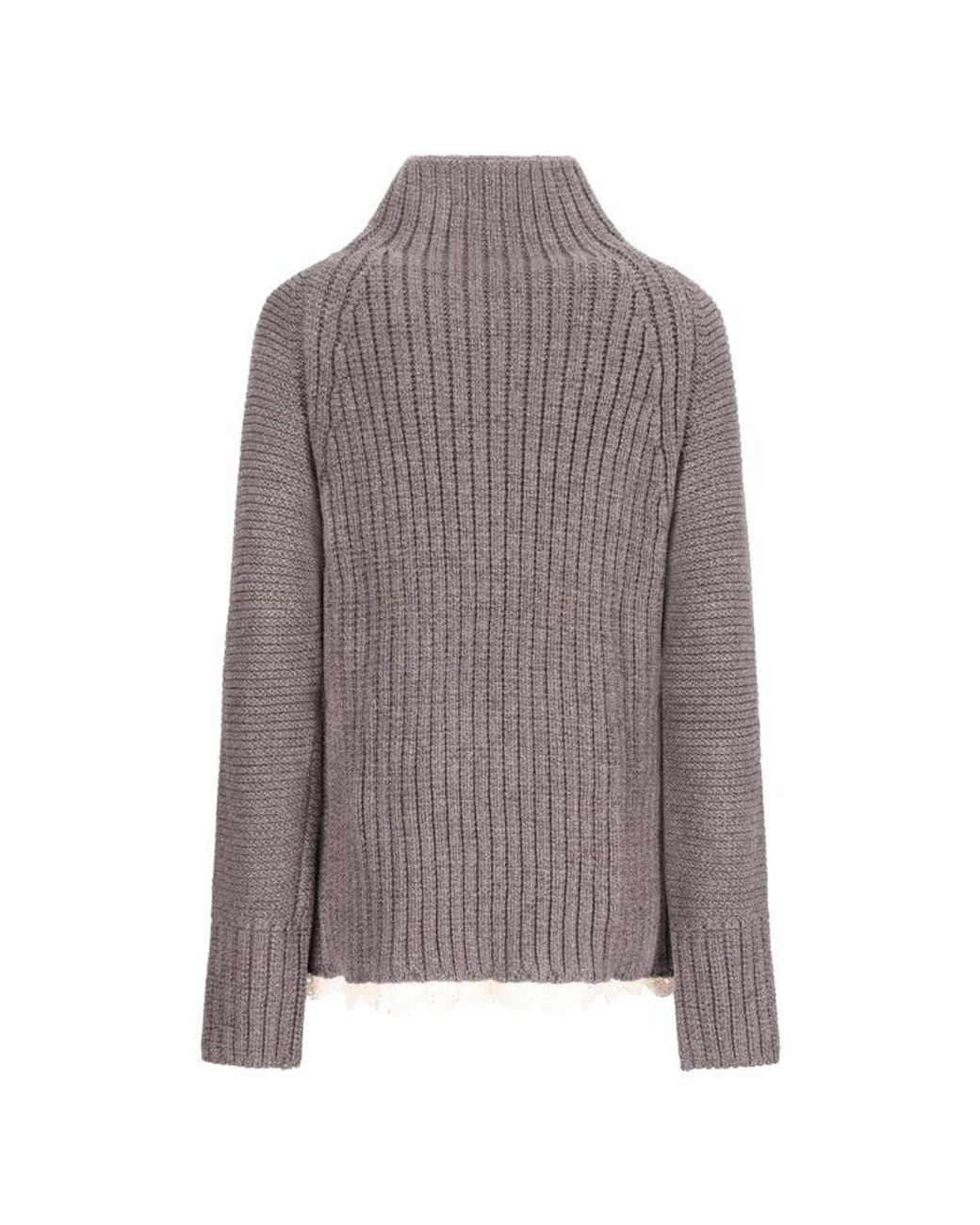 Magda Butrym Brown Long-Sleeved Sweater