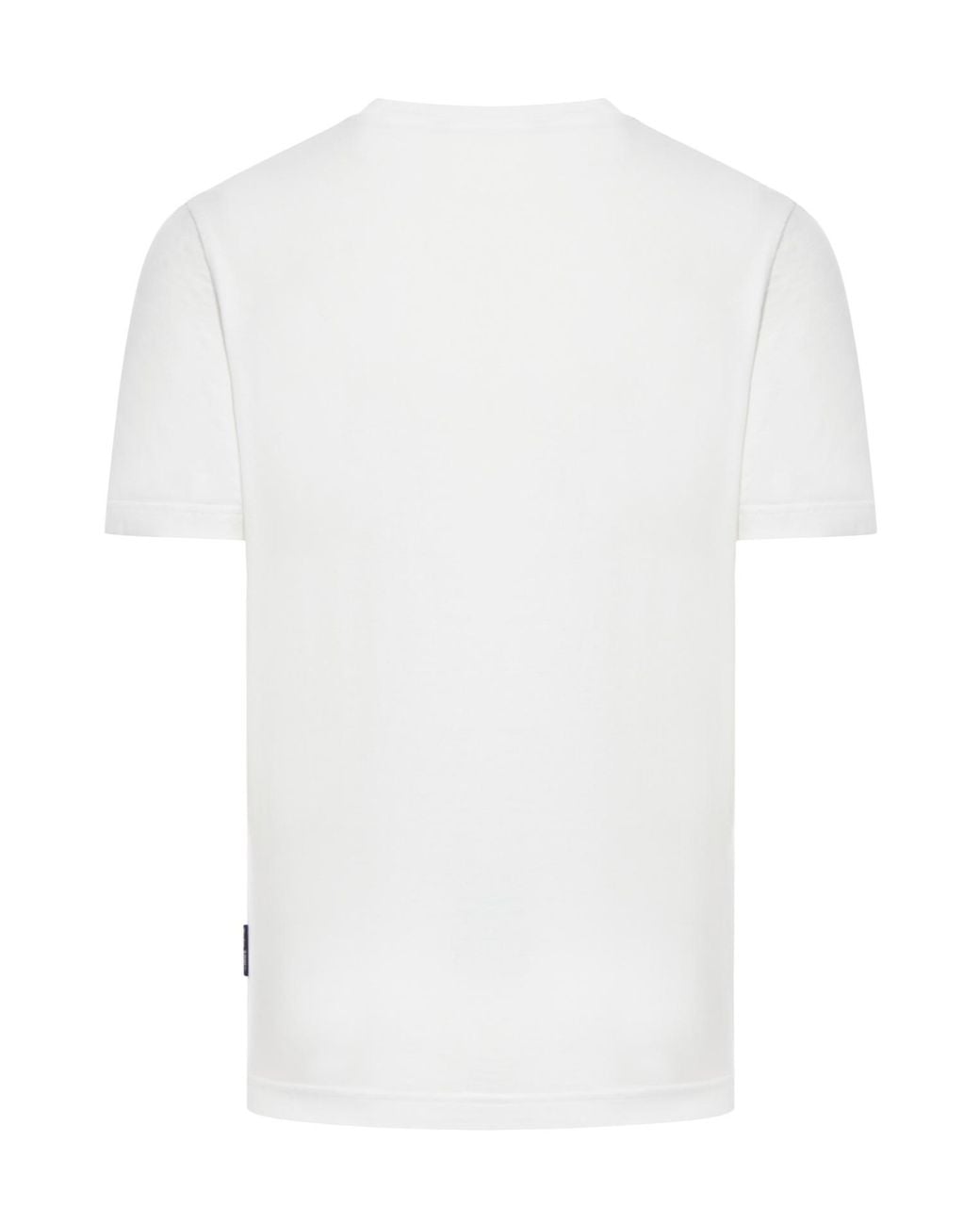 Palm Angels White Logo Printed Crewneck T-Shirt for men