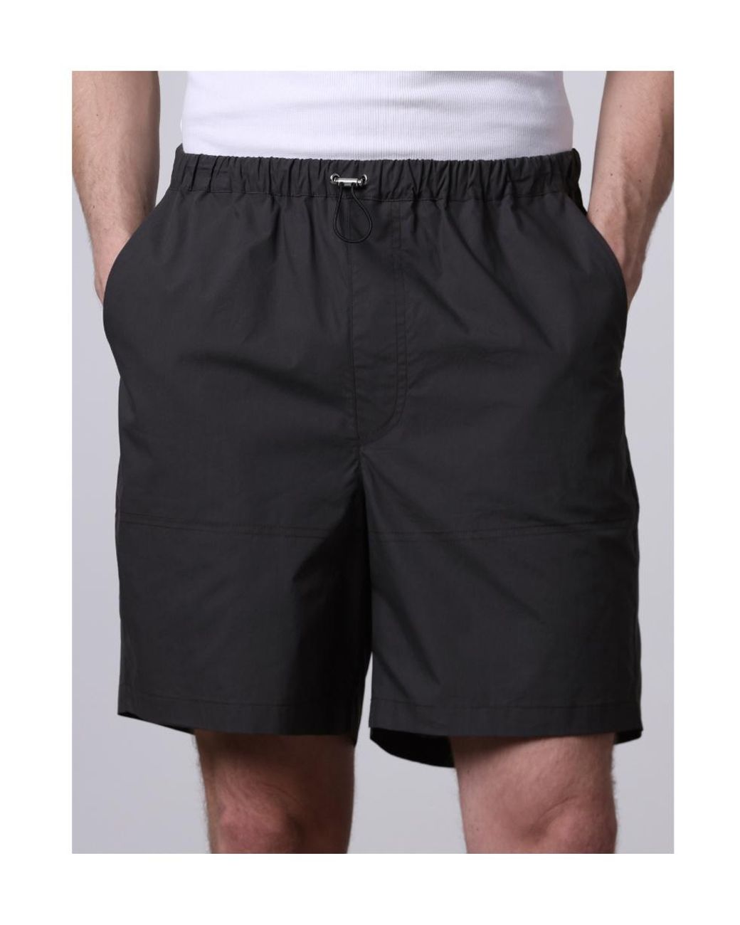 Roberto Collina Black Mya Drawstring Shorts for men
