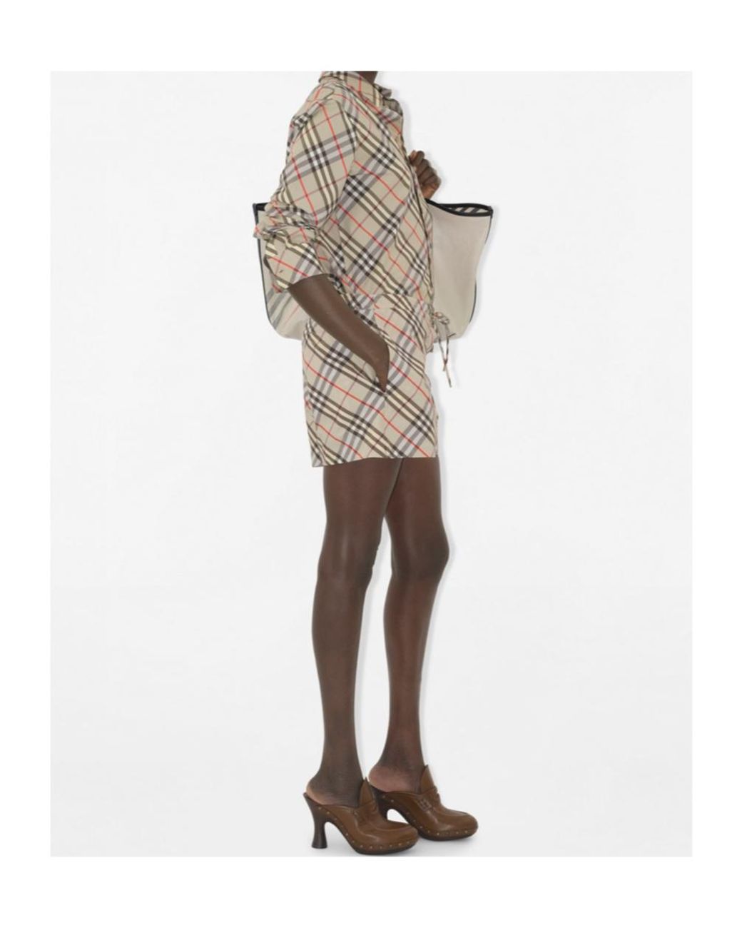Burberry Multicolor Checked Drawstring Pyjama Shorts