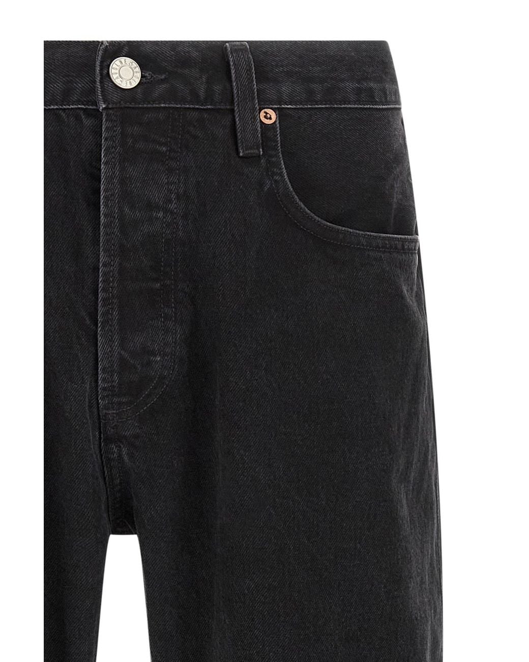Agolde Black Magnus Straight-Leg Jeans for men