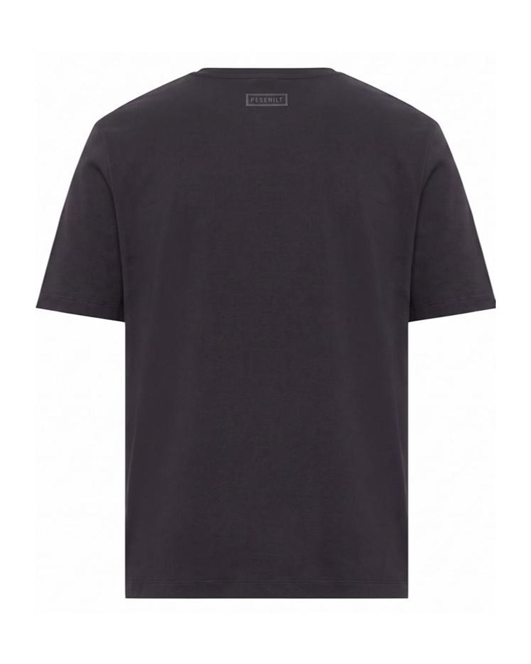 Peserico Black Short-Sleeved Crewneck T-Shirt for men