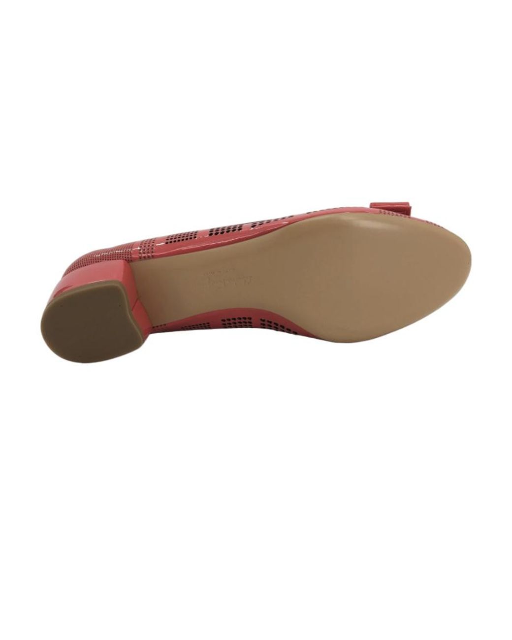 Ferragamo Red Logo High Heels