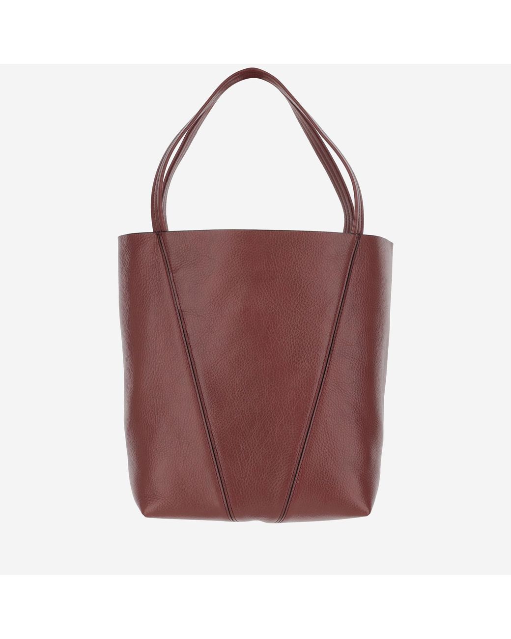 Chloé Purple Chloé Spin Charm Detailed Tote Bag