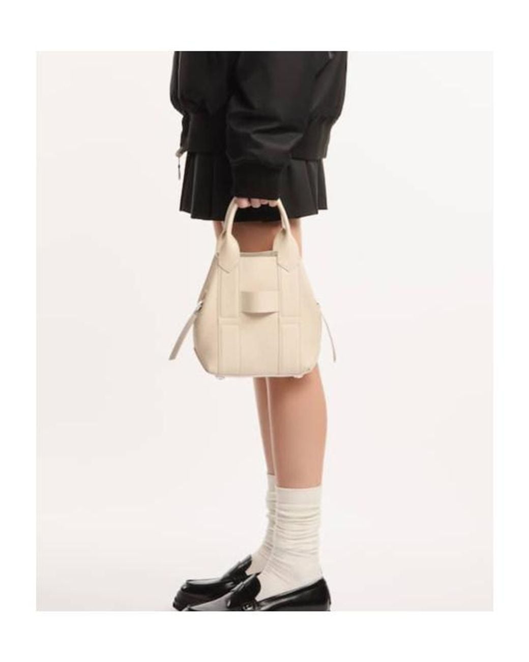 Hogan Natural Script Small Shopping Bag