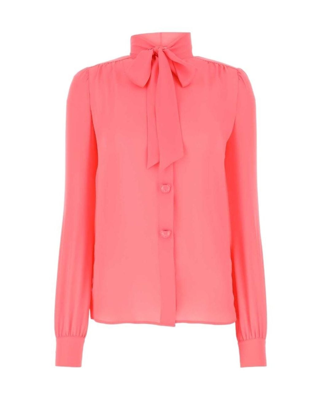 Moschino Pink Silk Blouse