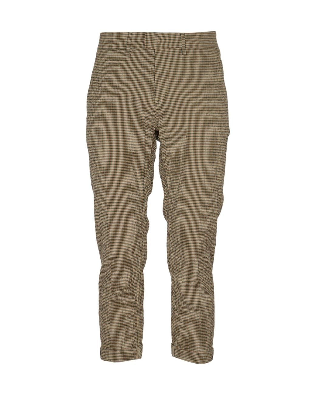 Dondup Natural Waistband Loop Casual Trousers for men