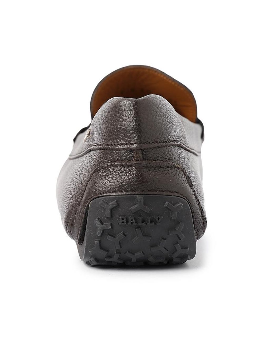 Bally Brown Logo Business Casual Shoes for men