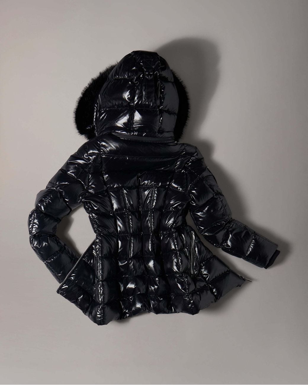 Moose Knuckles Black Celestia 3Q Down Jacket
