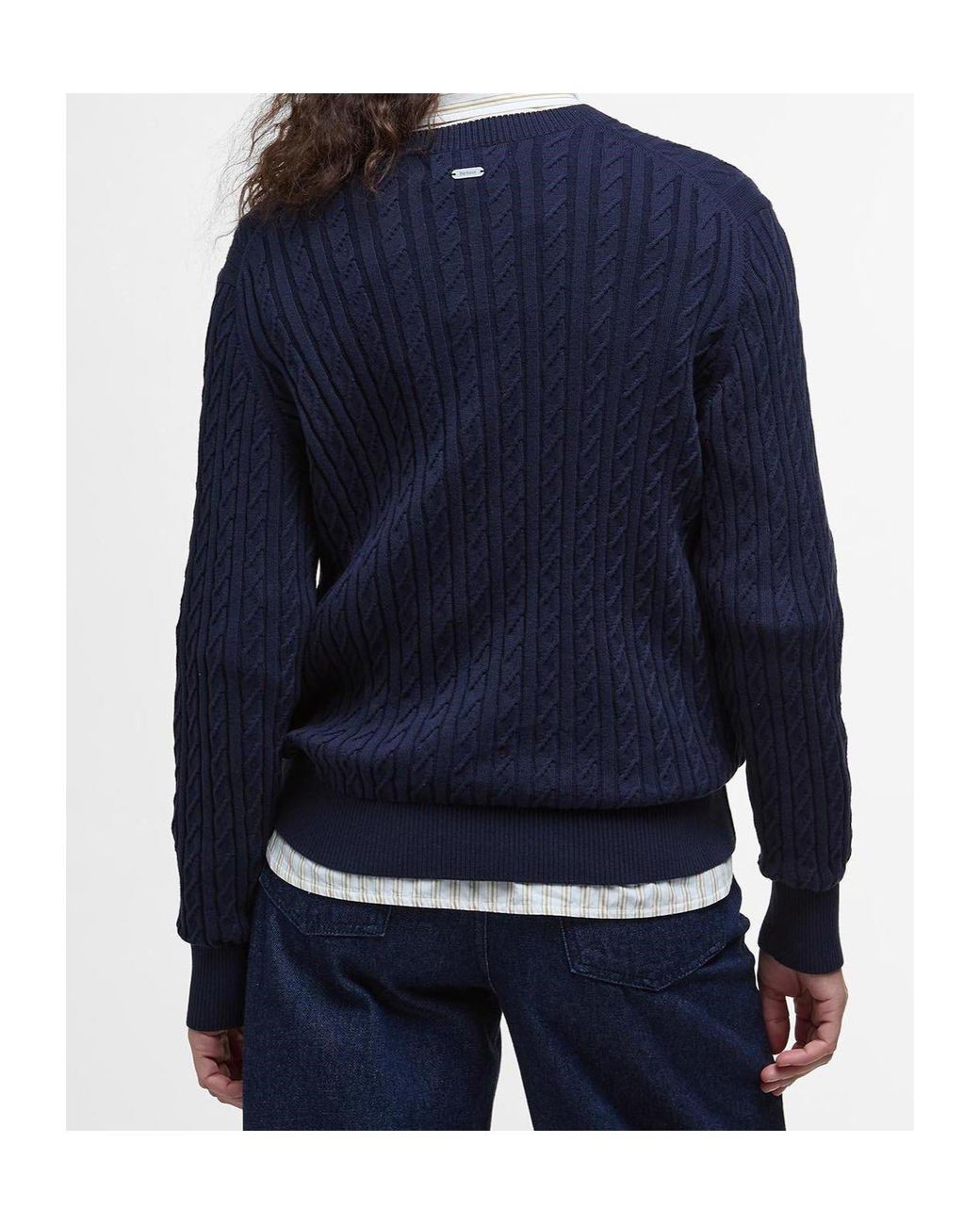 Barbour Blue Long-Sleeved Pullover