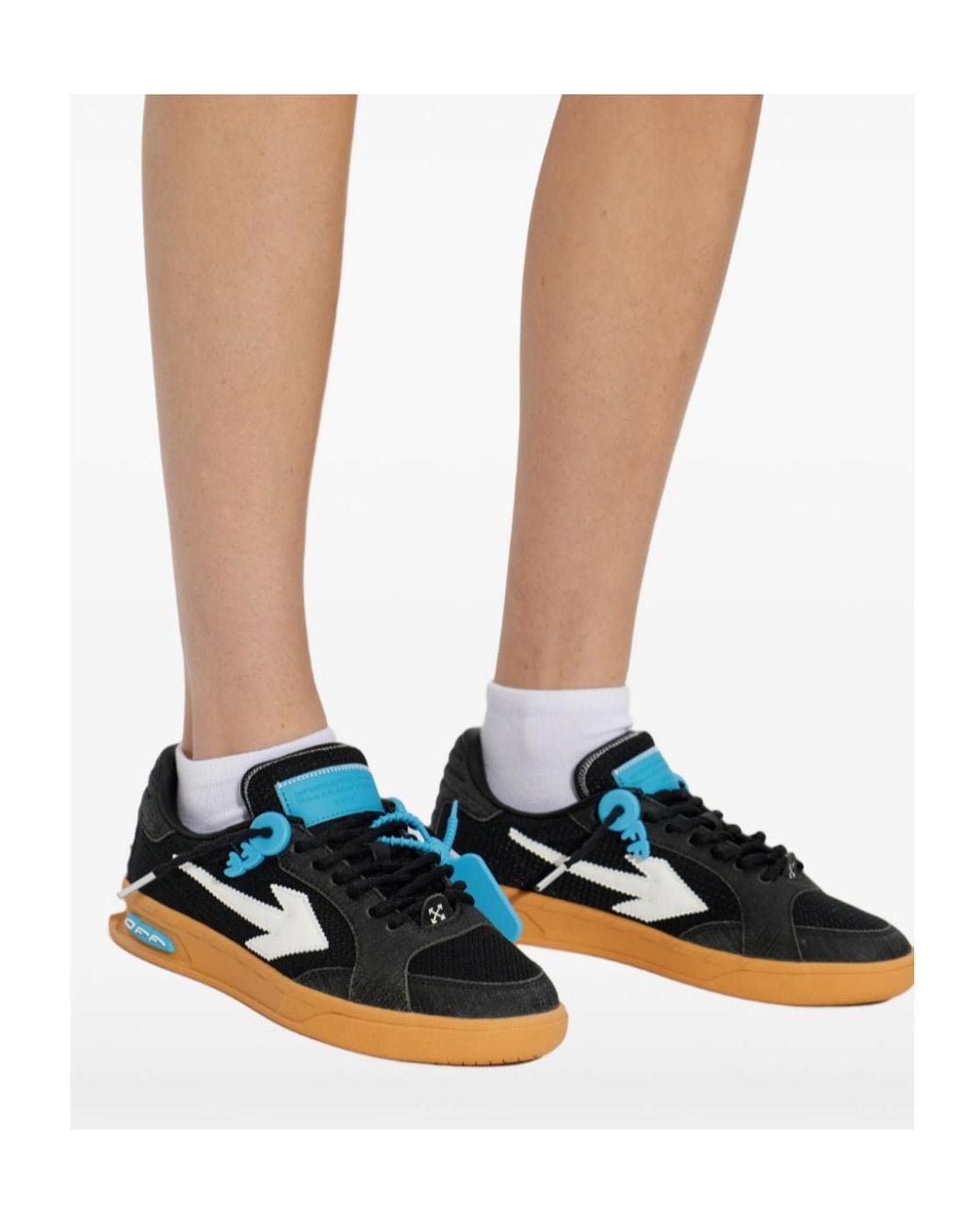 Off-White c/o Virgil Abloh Blue End Of Play Low-Top Sneakers