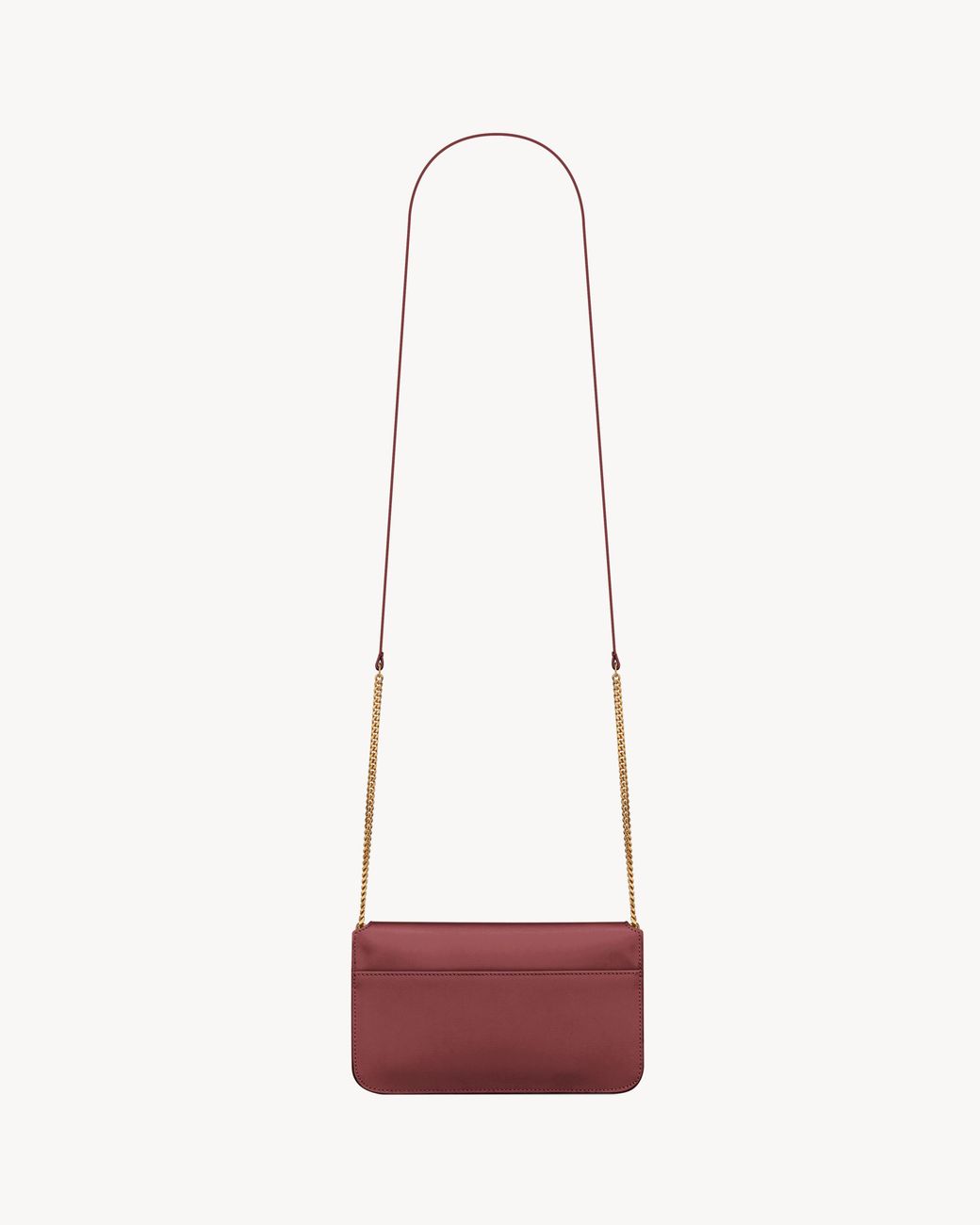 Saint Laurent White Cassandre Phone Holder