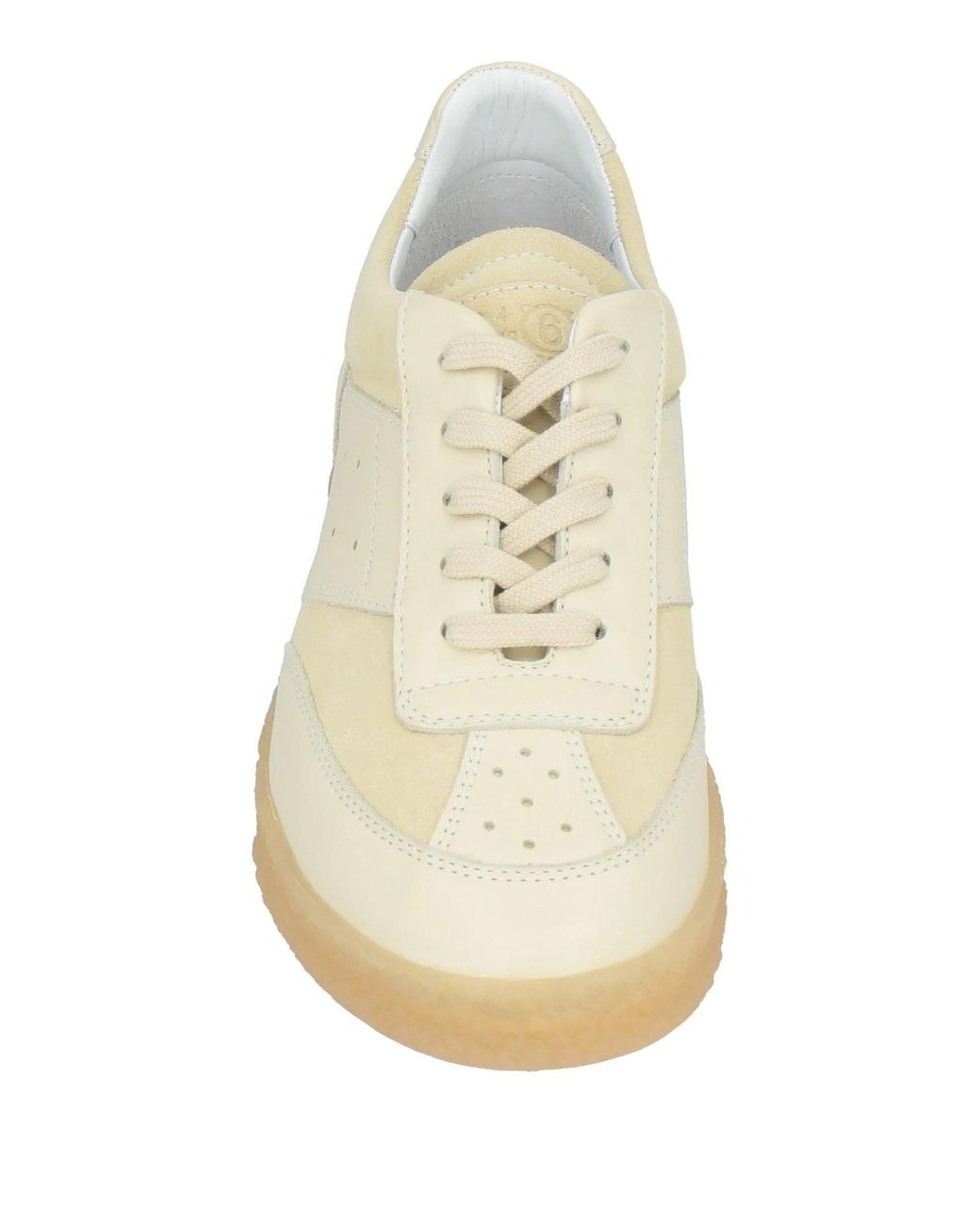MM6 by Maison Margiela White Low-Top Trainers