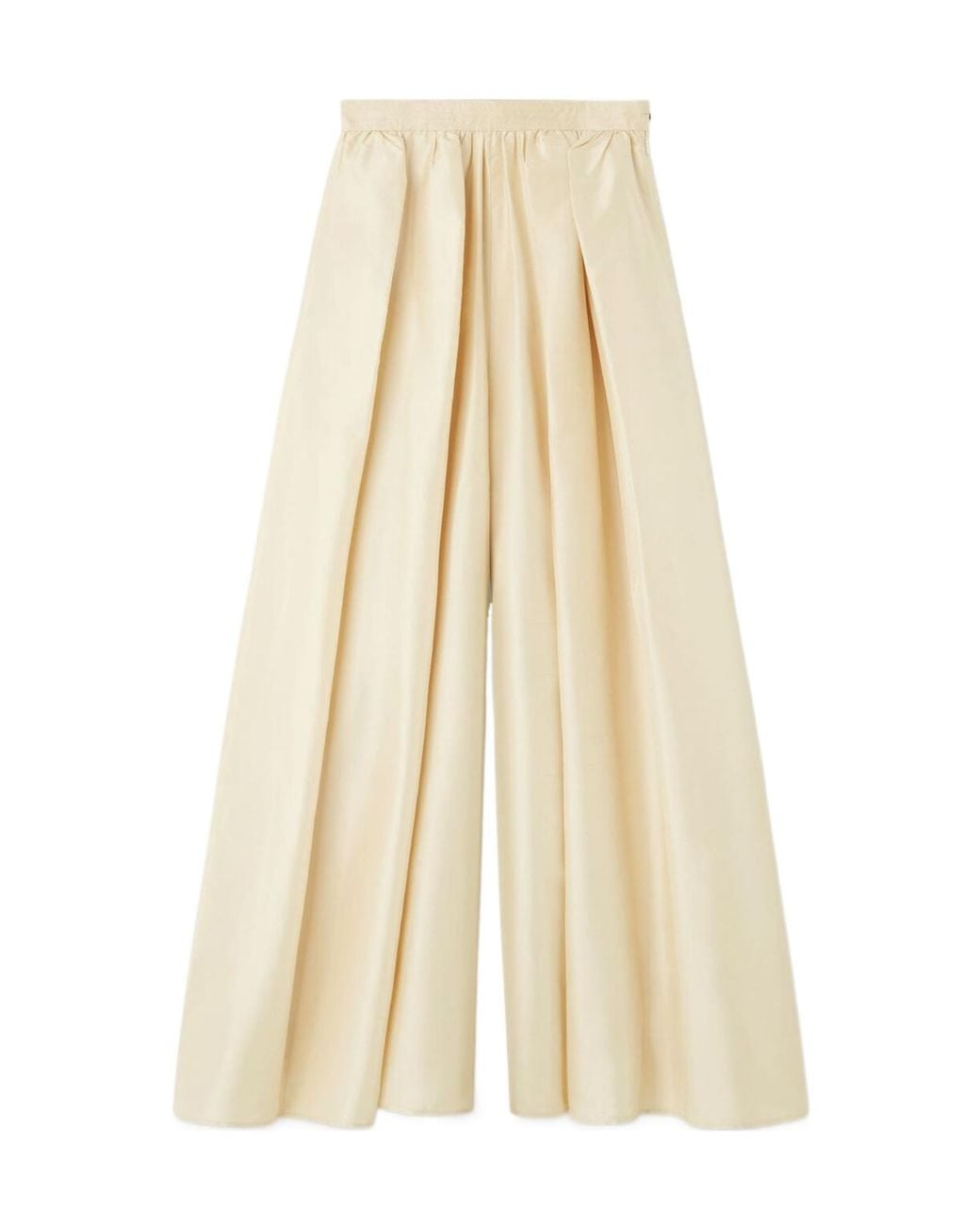 Loro Piana Natural Wide Leg Trousers