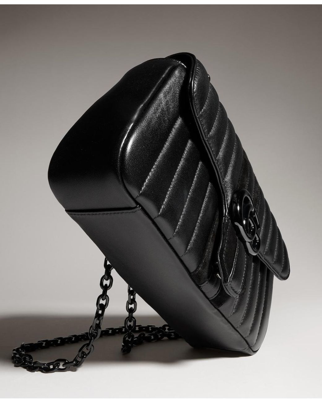 Gucci Black Jetset Gg Marmont Medium Shoulder Bag
